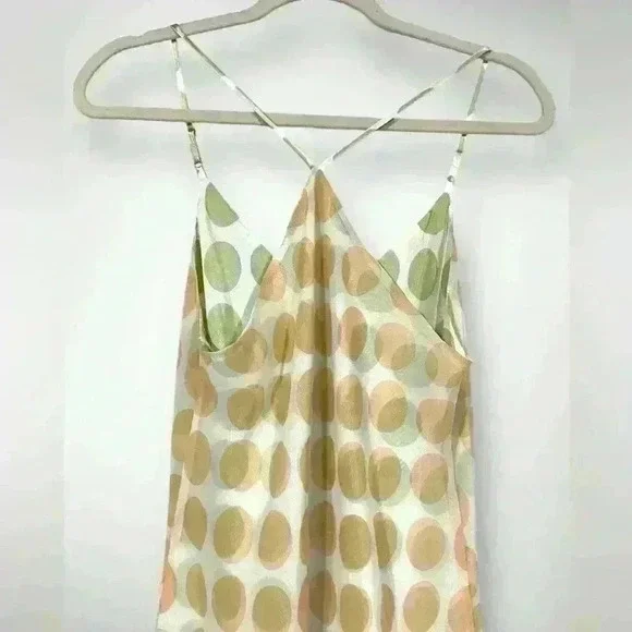 Womens Sensara Slip Dress Size Medium Polka Dot Adjustable Straps NEW - Picture 4 of 8
